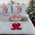 Pościel Świąteczna 220x200 cm BEINER Komplet Zimowy Na Prezent Eurofirany