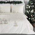 Pościel Świąteczna 140x200 cm SNOWFLAKE Komplet Zimowy Na Prezent Eurofirany