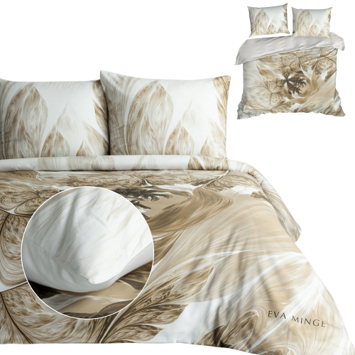 Pościel 200x220 z Makosatyny Bawełnianej NOAH Komplet Na Prezent Bawełna