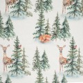 Pościel Świąteczna 140x200 cm DEER Komplet Bawełna Na Prezent Eurofirany