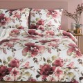 Pościel Bawełniana w Kwiaty 160x200 SPRING 74 Eurofirany Bawełna Komplet