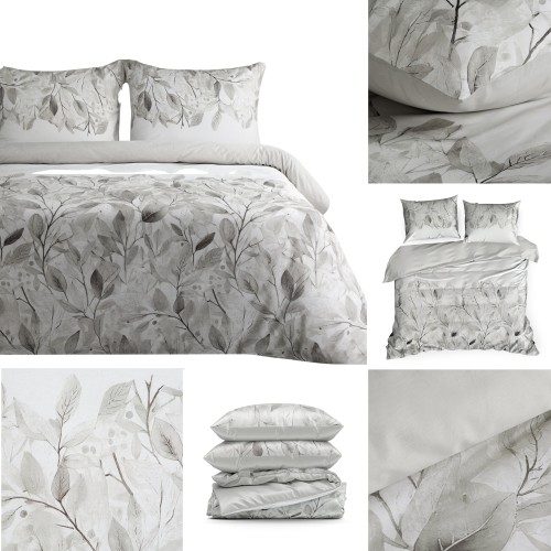 Pościel Bawełniana w Kwiaty 160x200 SPRING 63 Eurofirany Bawełna Komplet