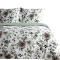 Pościel Bawełniana w Kwiaty 160x200 SPRING 67 Eurofirany Bawełna Komplet