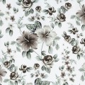 Pościel Bawełniana w Kwiaty 160x200 SPRING 67 Eurofirany Bawełna Komplet
