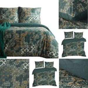 Pościel Bawełniana w Kwiaty 140x200 SPRING 69 Eurofirany Bawełna Komplet