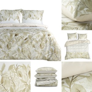 Pościel Bawełniana w Kwiaty 140x200 SPRING 70 Eurofirany Bawełna Komplet