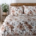 Pościel Bawełniana w Kwiaty 140x200 SPRING 76 Eurofirany Bawełna Komplet