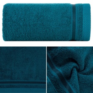 Ręcznik Frotte 50x90 Eurofirany ABBIE turkus Kąpielowy 500g SPA Gruby