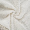 Ręcznik Frotte 50x90 Eurofirany ABBIE kremowy Kąpielowy 500g SPA Gruby