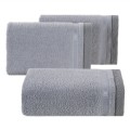 Ręcznik Frotte 50x90 Eurofirany ABBIE srebrny Kąpielowy 500g SPA Gruby