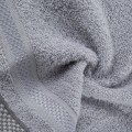 Ręcznik Frotte 50x90 Eurofirany ABBIE srebrny Kąpielowy 500g SPA Gruby