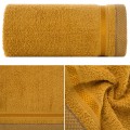 Ręcznik Frotte 50x90 Eurofirany ABBIE c. żółty Kąpielowy 500g SPA Gruby
