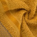 Ręcznik Frotte 50x90 Eurofirany ABBIE c. żółty Kąpielowy 500g SPA Gruby