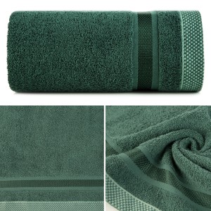 Ręcznik Frotte 50x90 Eurofirany ABBIE c. zielony Kąpielowy 500g SPA Gruby