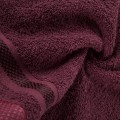 Ręcznik Frotte 50x90 Eurofirany ABBIE bordowy Kąpielowy 500g SPA Gruby