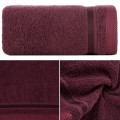 Ręcznik Frotte 50x90 Eurofirany ABBIE bordowy Kąpielowy 500g SPA Gruby