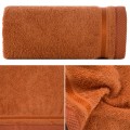 Ręcznik Frotte 50x90 Eurofirany ABBIE pomarańczowy Kąpielowy 500g SPA Gruby