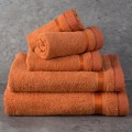 Ręcznik Frotte 50x90 Eurofirany ABBIE pomarańczowy Kąpielowy 500g SPA Gruby