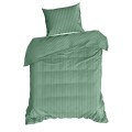 Pościel Bawełniana W Prążki 140x200 VERA miętowy Komplet Eurofirany Hotelowa