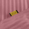 Pościel Bawełniana W Prążki 160x200 VERA różowy Komplet Eurofirany Hotelowa