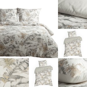 Pościel Bawełniana Komplet 140x200 LAYLA biało-stalowa Eurofirany Bawełna