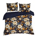 Pościel Bawełniana Komplet 160x200 FIORA w Kwiaty Eurofirany Bawełna