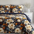 Pościel Bawełniana Komplet 140x200 FIORA w Kwiaty Eurofirany Bawełna