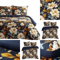 Pościel Bawełniana Komplet 220x200 FIORA w Kwiaty Eurofirany Bawełna