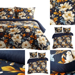 Pościel Bawełniana Komplet 220x200 FIORA w Kwiaty Eurofirany Bawełna