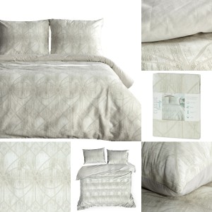 Pościel Bawełniana Komplet 160x200 ADELL beżowa Eurofirany Bawełna