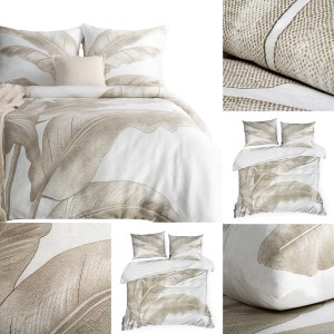 Pościel Bawełniana 220x200 SPRING 102 z Nadrukiem Eurofirany Komplet Satynowy