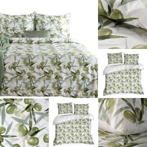 Pościel Bawełniana 220x200 SPRING 84 w Kwiaty Eurofirany Komplet Satynowy