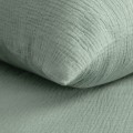 Pościel Bawełniana 160x200 MUŚLIN mięta Eurofirany Muślinowa Komplet