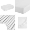 Prześcieradło Z Gumką 180x200+30cm SOFT białe Eurofirany Grube Na Materac
