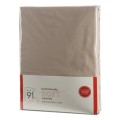 Prześcieradło Z Gumką 180x200+30cm SOFT beżowe Eurofirany Grube Na Materac