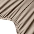 Prześcieradło Z Gumką 180x200+30cm SOFT beżowe Eurofirany Grube Na Materac