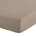 Prześcieradło Z Gumką 100x200+25cm SOFT beżowe Eurofirany Grube Na Materac