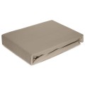 Prześcieradło Z Gumką 100x200+25cm SOFT beżowe Eurofirany Grube Na Materac