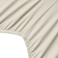Prześcieradło Z Gumką 160x200+30cm SOFT kremowe Eurofirany Grube Na Materac