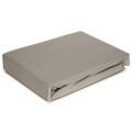 Prześcieradło Z Gumką 160x200+30cm SOFT srebrne Eurofirany Grube Na Materac