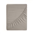 Prześcieradło Z Gumką 180x200+30cm SOFT srebrne Eurofirany Grube Na Materac