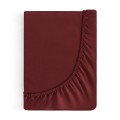 Prześcieradło z Gumką 180x200 +30cm NOVA 3 burgund Eurofirany 100% Bawełna