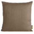 Poszewka Na Poduszkę 40x40 VERA W Prążki brązowa Eurofirany Do Pościeli