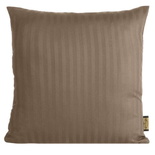 Poszewka Na Poduszkę 40x40 VERA W Prążki brązowa Eurofirany Do Pościeli