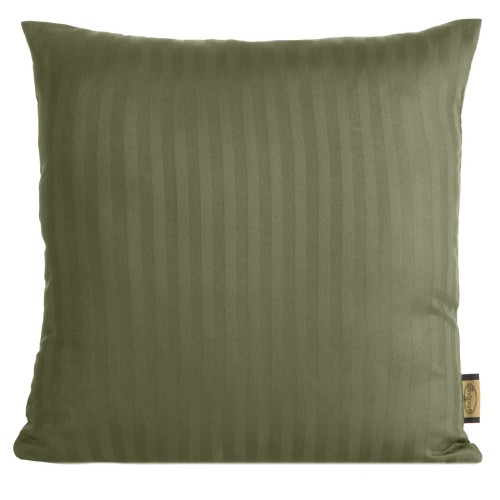 Poszewka Na Poduszkę 40x40 VERA W Prążki oliwkowa Eurofirany Do Pościeli