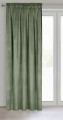Eurofirany Zasłona o aksamitnej strukturze 140x270 Taśma MELANIE oliwkowy