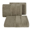Ręcznik 70x140 Eurofirany MARI jasny brąz 500gsm Frotte Bawełna Puszysty  