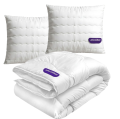 Kołdra Pikowana 160x200 Całoroczna + 2x Poduszka 70x80 PRO COMFORT Komplet Zestaw 