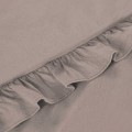 Pościel Bawełniana 160x200 Z FALBANKĄ Pudrowa Eurofirany Komplet Bawełna