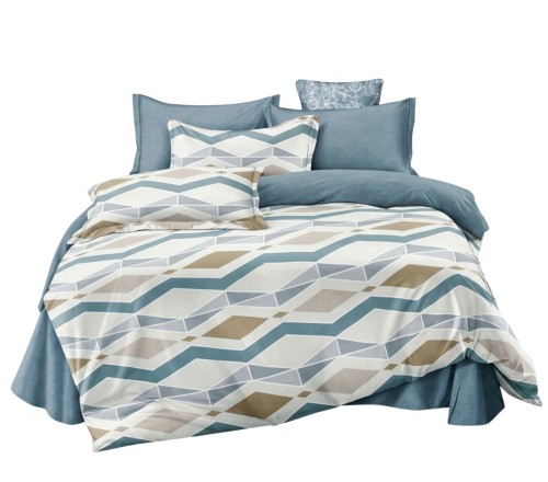 Pościel Bawełna Satynowa 200x220 + 2x70x80 NELA 12 Designerski Komplet